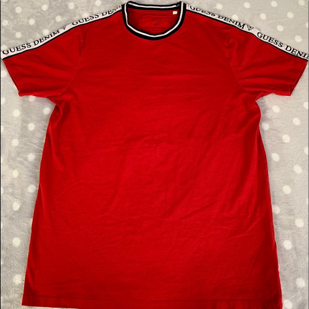 Guess Denim Red T-shirt